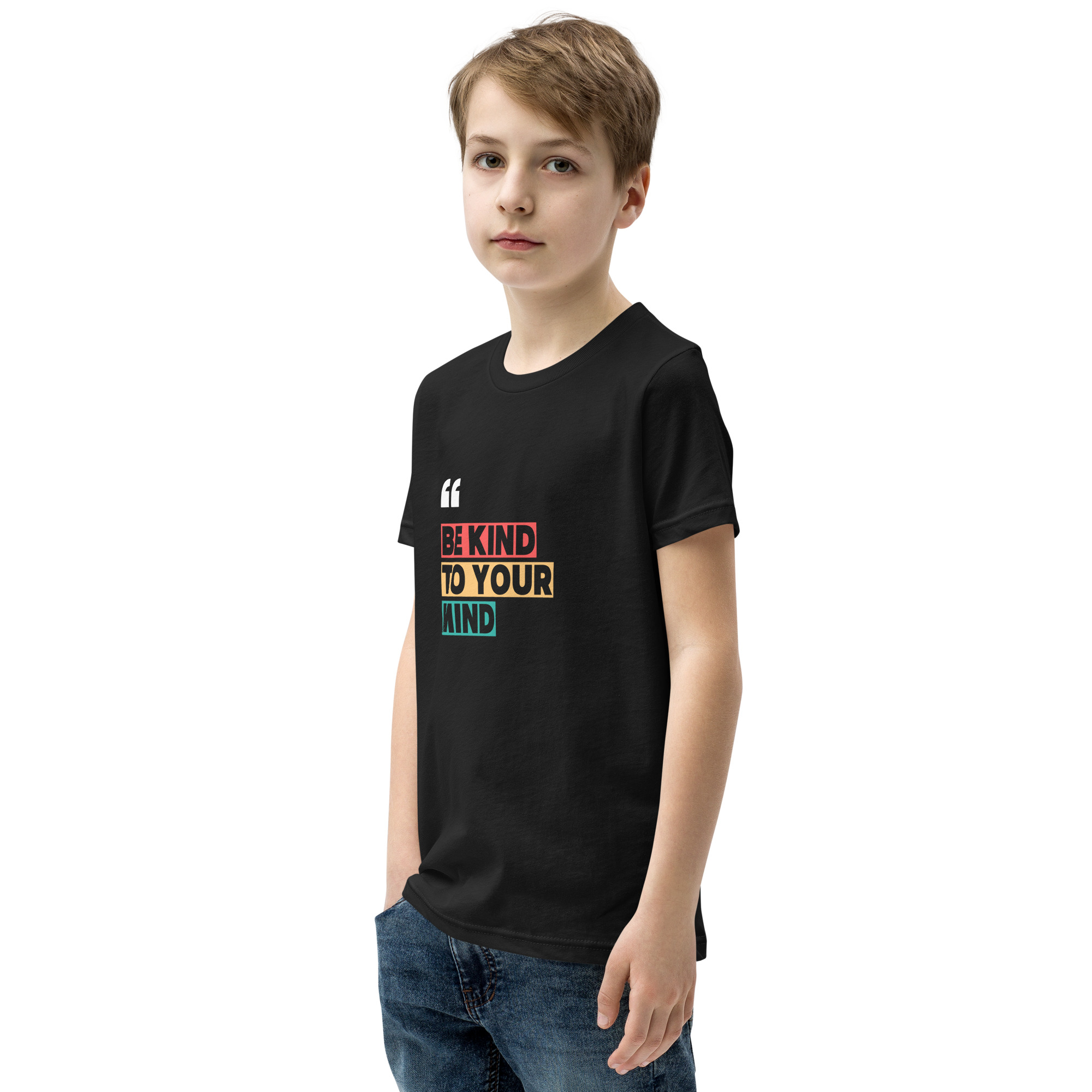 Be Kind To Your Mind - Youth Short Sleeve T-Shirt - Image 2