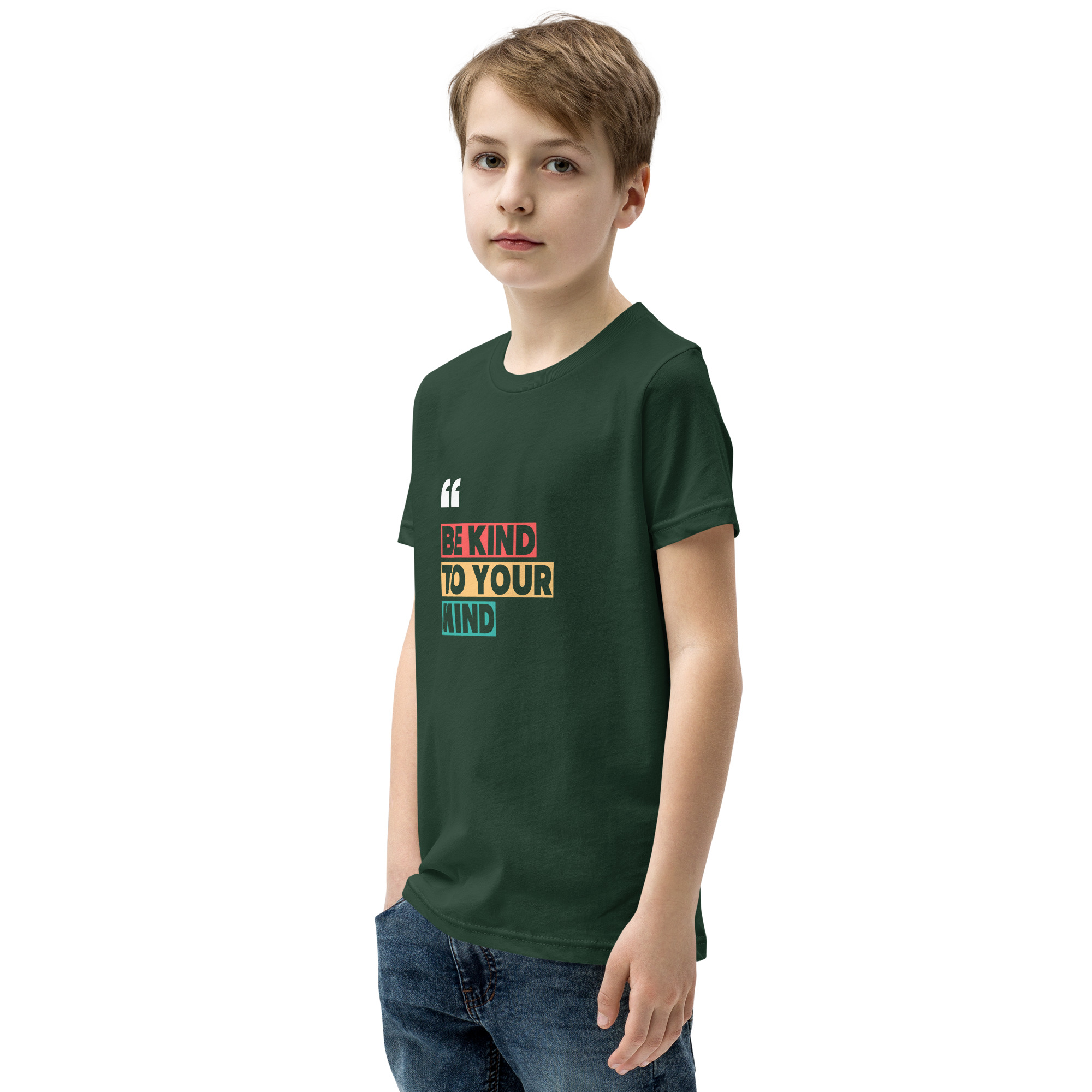 Be Kind To Your Mind - Youth Short Sleeve T-Shirt - Image 11