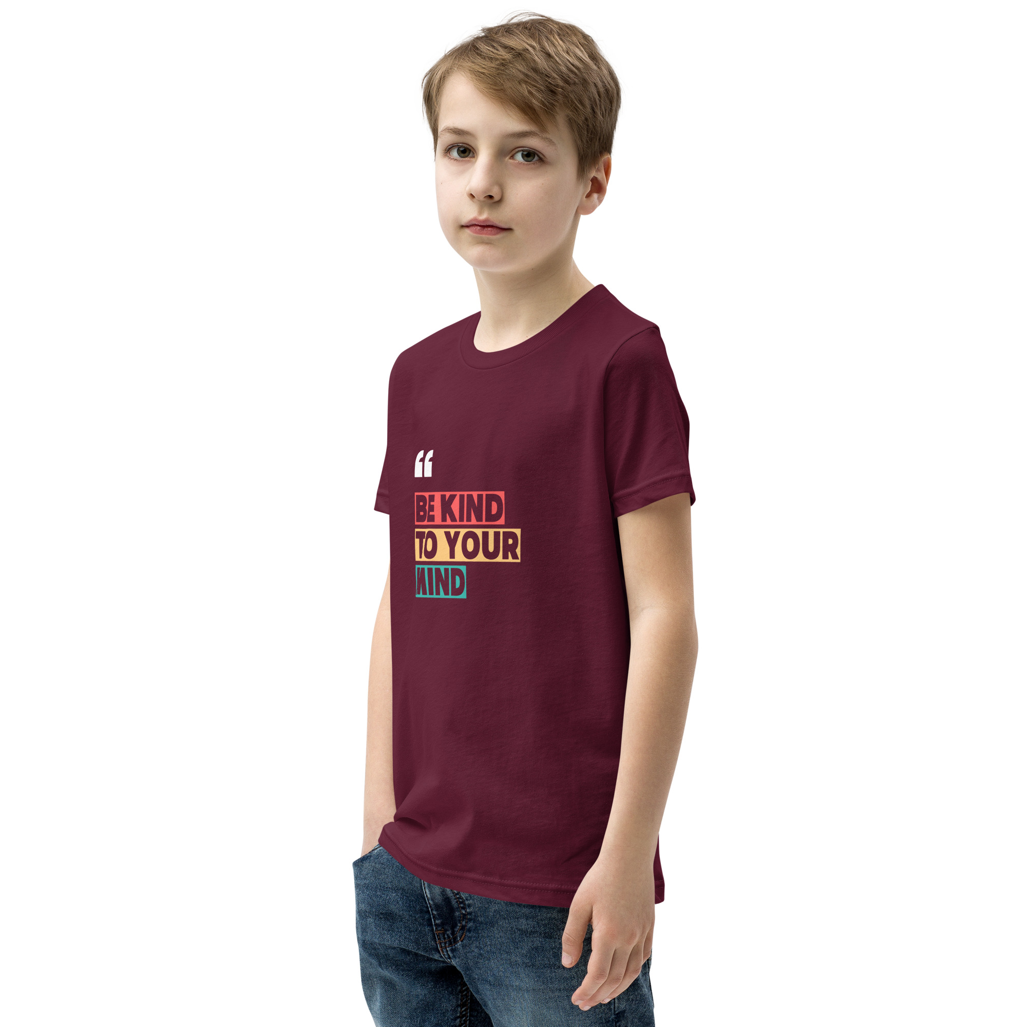 Be Kind To Your Mind - Youth Short Sleeve T-Shirt - Image 8