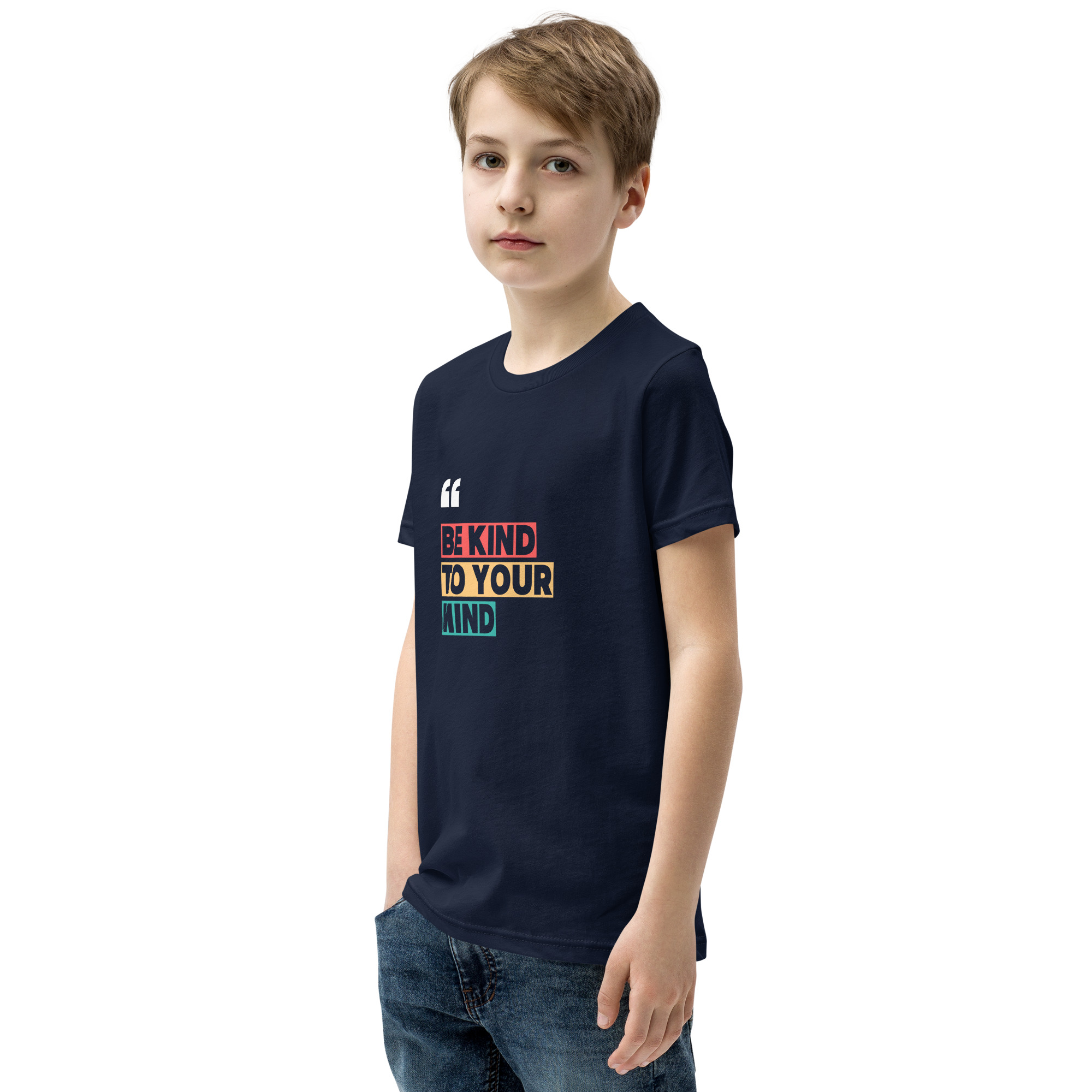 Be Kind To Your Mind - Youth Short Sleeve T-Shirt - Image 5