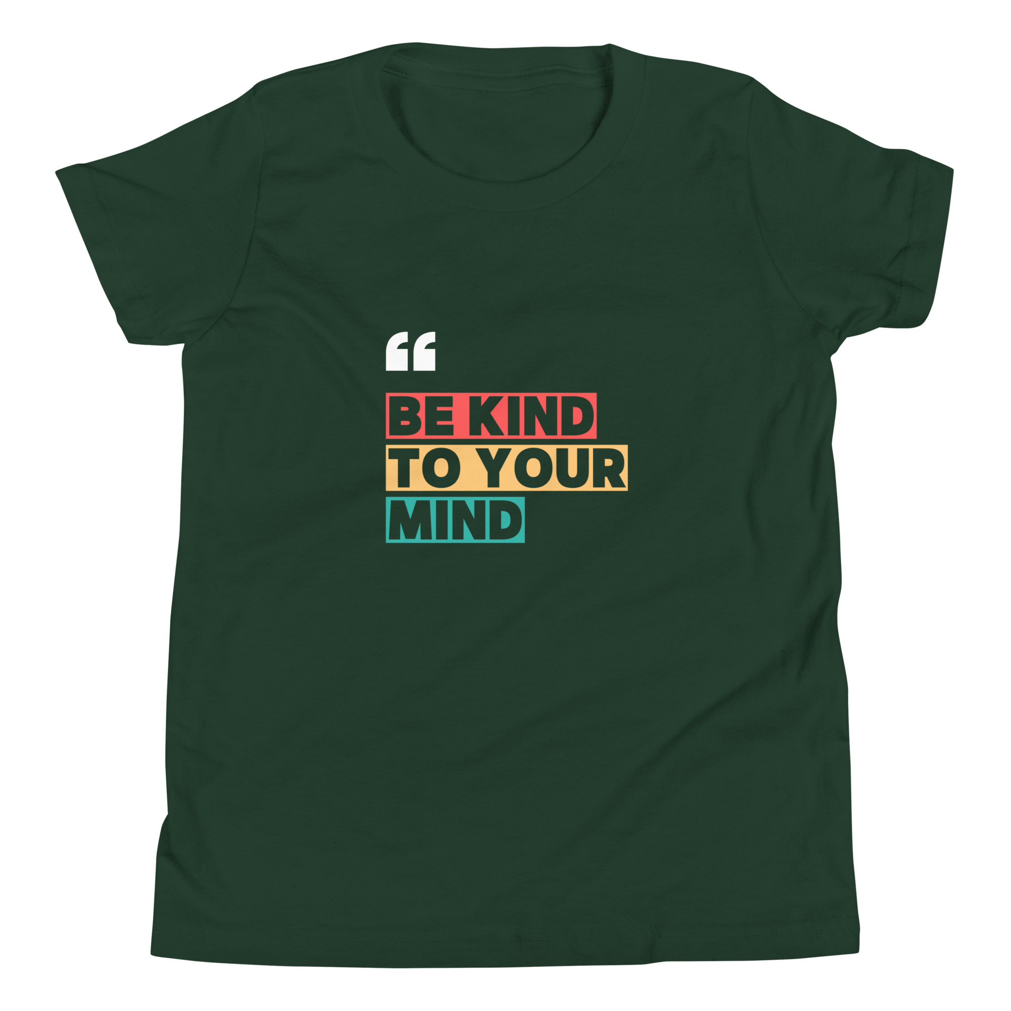 Be Kind To Your Mind - Youth Short Sleeve T-Shirt - Image 18